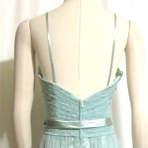 NEW Womens Ladies ALLURE BRIDALS Seafoam Long Formal Part Dress 12 Orig $142 - Picture 5 of 6